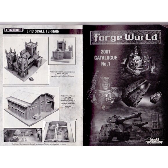 Forge World 2001 Catalogue No. 1 Warhammer 40K Resin Models Terrain VG - Picture 8 of 8